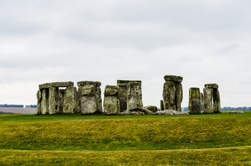 Stonehenge an ancient prehistoric stone monument