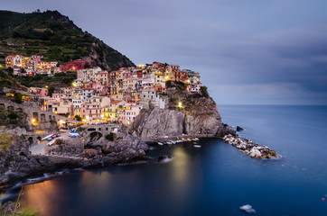 Long exposure of Manarola