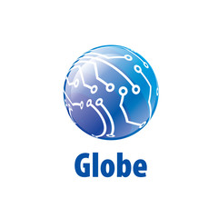 vector logo globe