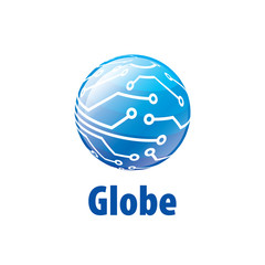 vector logo globe