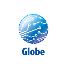 vector logo globe