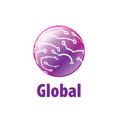 vector logo globe