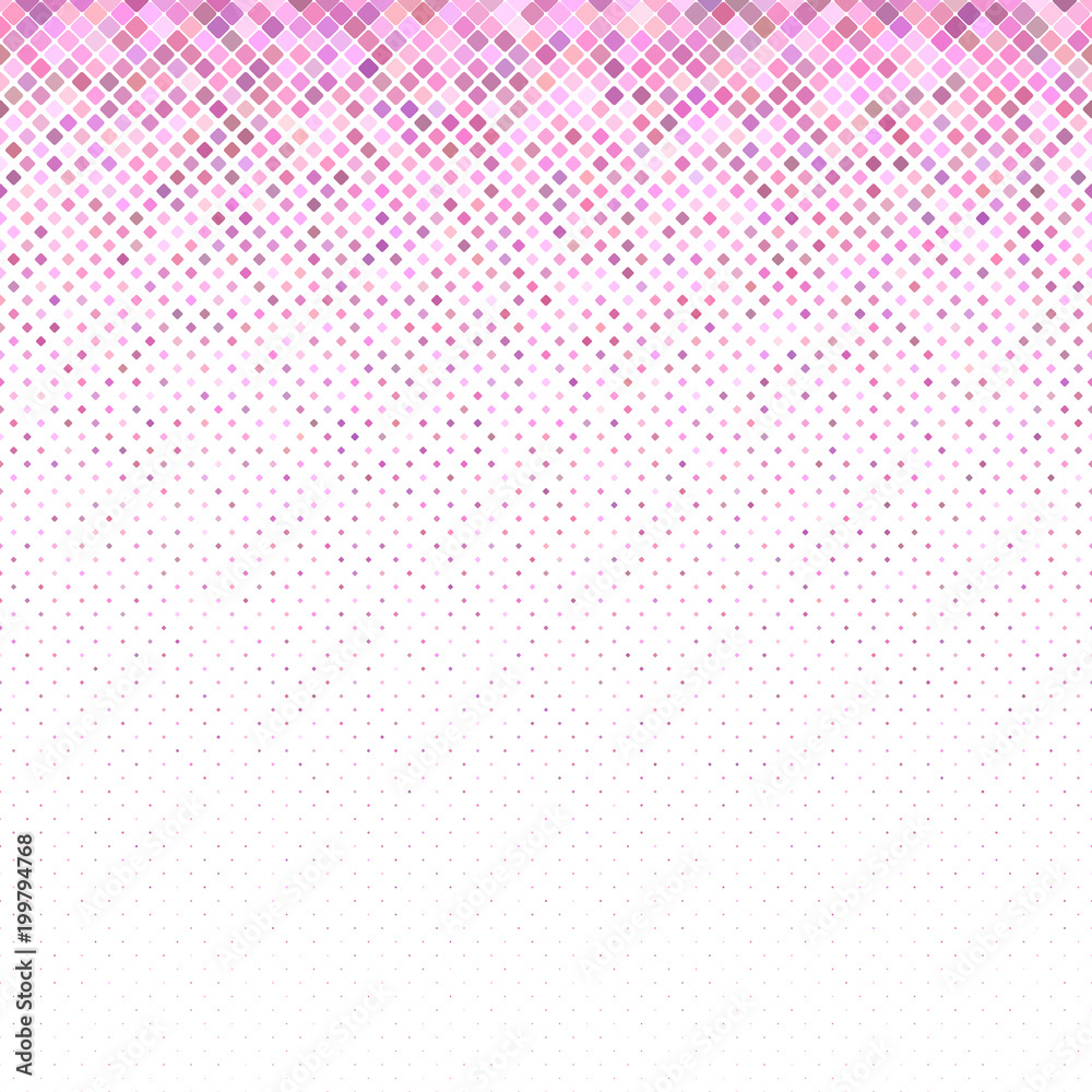 Poster abstract geometrical diagonal square pattern - vector mosaic tile background design