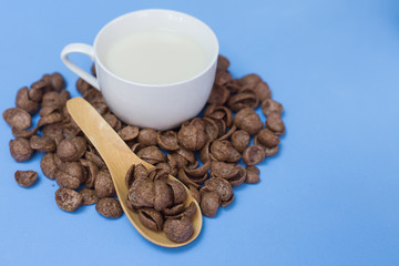 chocolate cereal cornflakes.