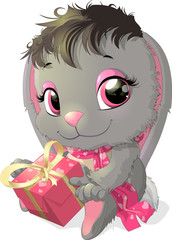 Cute rabbit cartoon