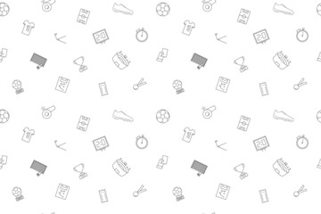 Vector football pattern. Football seamless background