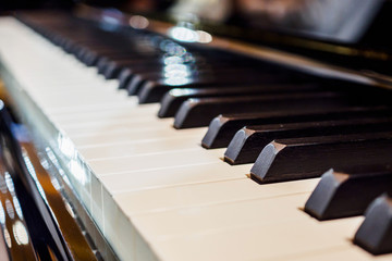 Piano keyboard background musical instrument