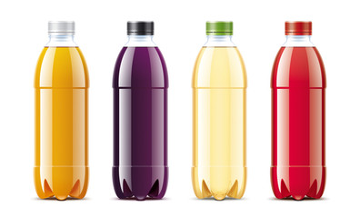 Bottles for juice and soda