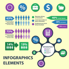 Business Infographics circle origami style. can be used for workflow layout, banner, diagram, number options, step up options web design.