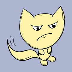 Funny cats. Suitable for childrens stories and fairy tales.