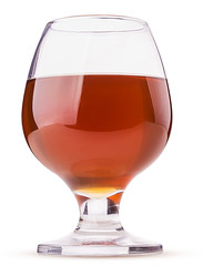 Glass of fresh apple juice