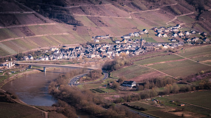 Obraz premium village at the vineyards 2