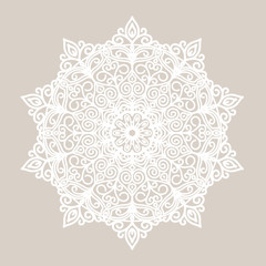 Flower pattern, ornament, mandala