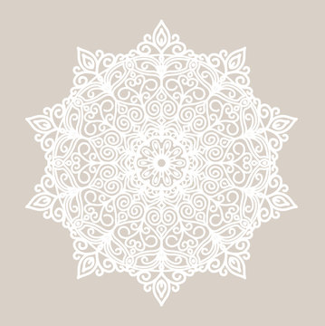 Flower pattern, ornament, mandala