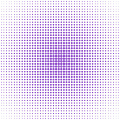 Abstract halftone circle pattern background - vector design from dots