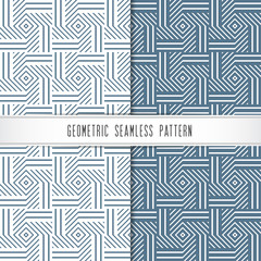 Vector geometric seamless pattern. Modern design for background, wallpaper or gift wrapping paper.