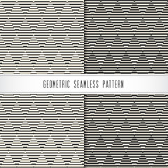 Vector geometric seamless pattern. Modern design for background, wallpaper or gift wrapping paper.