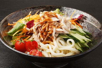 棒棒鶏のサラダうどん