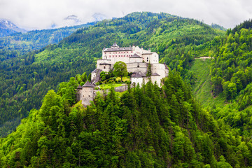 Fototapeta na wymiar Hohenwerfen Castle in Austria
