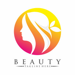 Beauty Salon and Spa Logo Vector Template