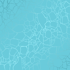 Abstract elegant cell background. Marble texture, cobweb, tile surface. Elegant futuristic ornament in shades of blue
