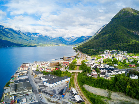 Andalsnes town in Norway