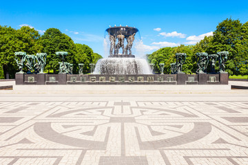 Obraz premium Vigeland sculpture park, Oslo