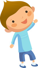 Fototapeta premium Portrait of happy boy