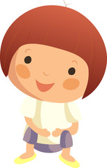 Portrait of happy boy