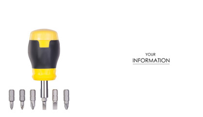Screwdriver with nozzles pattern