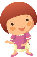 Obraz premium Portrait of happy girl