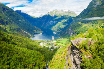 Geiranger at Geirangerfjord, Norway