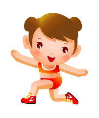 Portrait of happy girl