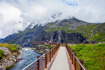 Trollstigen Trolls Path, Norway © saiko3p