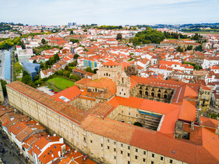 Naklejka premium Santiago de Compostela in Galicia, Spain