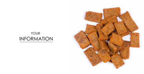 Bread crumbs in spices pattern