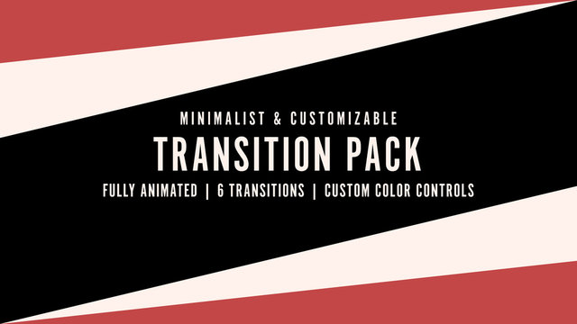 Minimalist Two Color Transitions