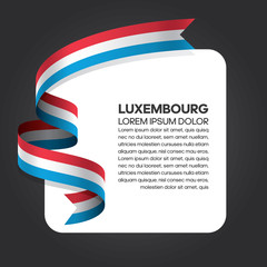 Luxembourg flag background