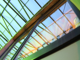 Fototapeta premium piece of glass roof