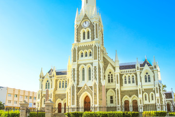 Majestic Victorian Gothic Reformed Mother Church in Graaff-Reinet, Eastern Cape, Great Karoo, South...