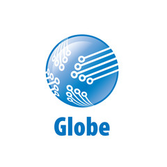 vector logo globe