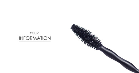 Mascara brush pattern