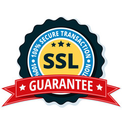 SSL Secure label illustration