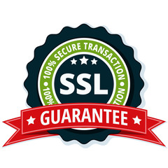 SSL Secure label illustration