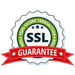SSL Secure label illustration