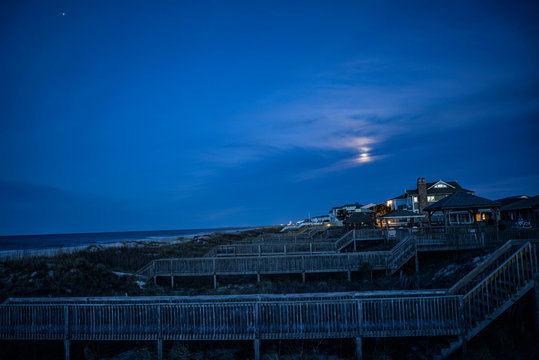 Sunrise Sunset sand beach