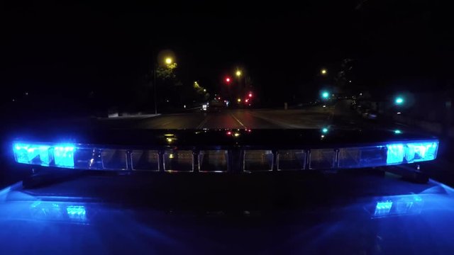 Sirens police car angular vision
