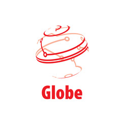 vector logo globe
