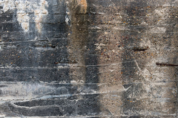 Detail of a concrete bunker as background