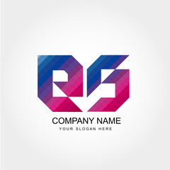 ES Letter Logo Design